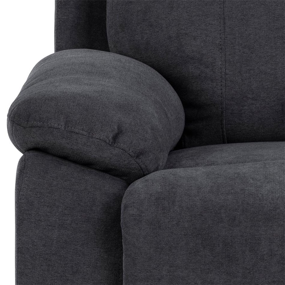 Sofa Amora, dark grey, H98x89.5x95cm