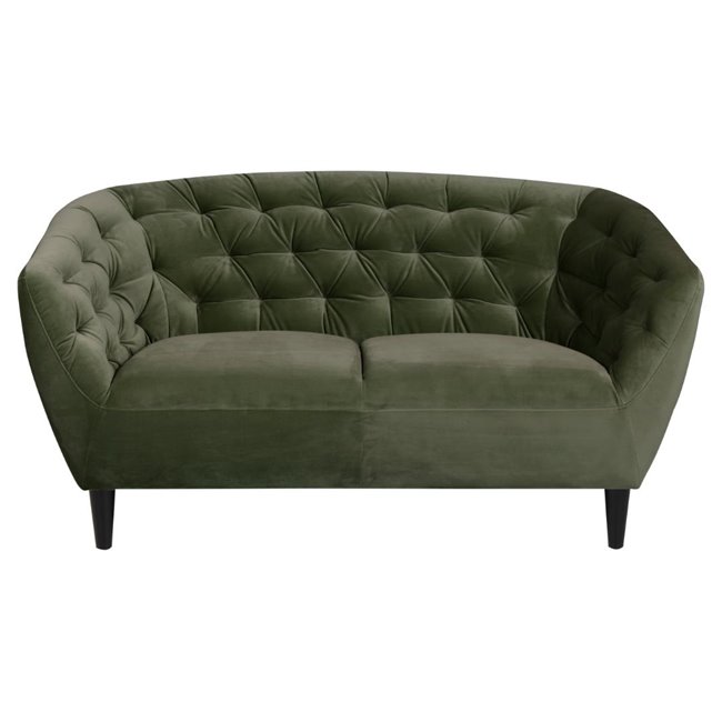 Sofa Aria, green, H78x150x84cm