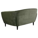 Sofa Aria, green, H78x150x84cm