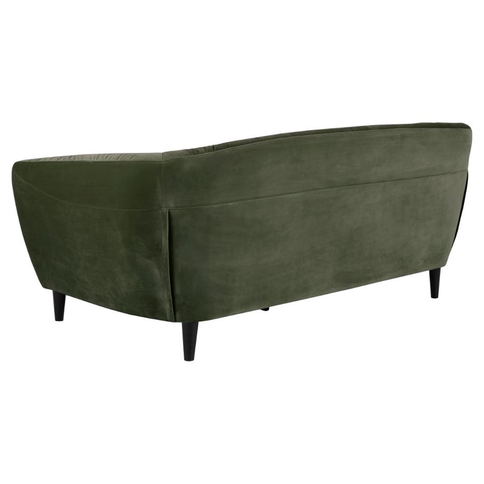 Sofa Aria, green, H78x191x84cm