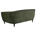Sofa Aria, green, H78x191x84cm
