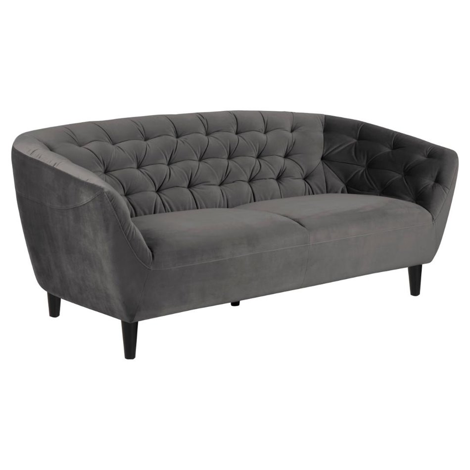 Sofa Aria, grey, H78x191x84cm