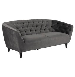 Sofa Aria, grey, H78x191x84cm