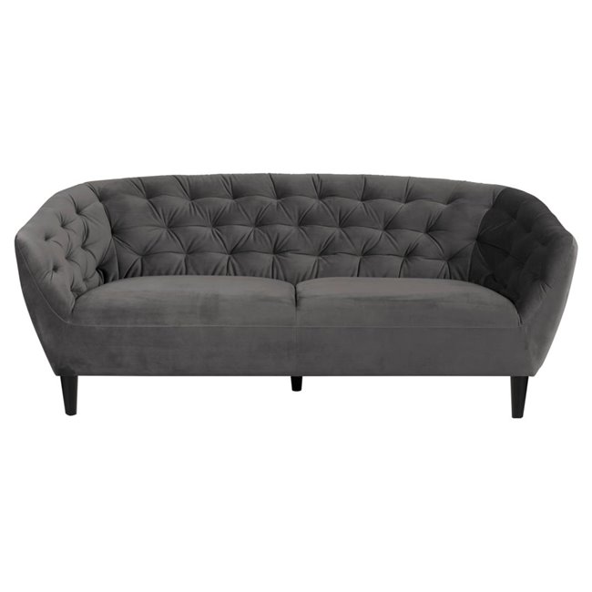 Sofa Aria, grey, H78x191x84cm