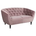 Sofa Aria, pink, H78x150x84cm