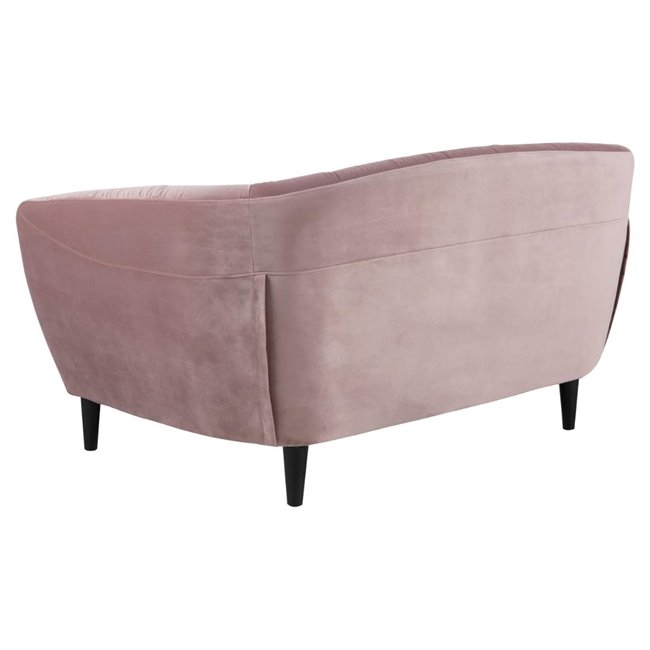 Sofa Aria, pink, H78x150x84cm