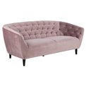 Sofa Aria, pink, H78x191x84cm