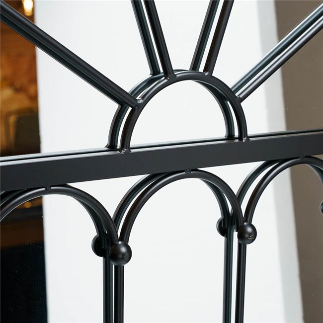 Mirror Barbara, black, 80x3.5x120cm