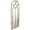 Mirror Baralla, gold foll, 60x2.5x130cm