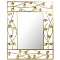 Mirror Balzo, gold foll, 80x2.5x100cm