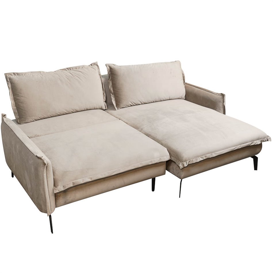 Sofa Weglossy, right, Riviera 16, 226x105-162x88cm