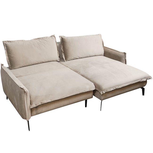 Sofa Weglossy, right, Riviera 16, 226x105-162x88cm