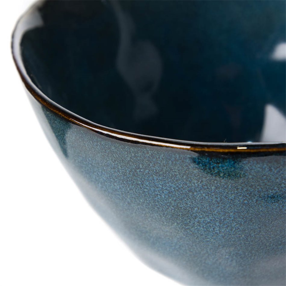 Bowl Du Temps, blue, D14.5x9cm
