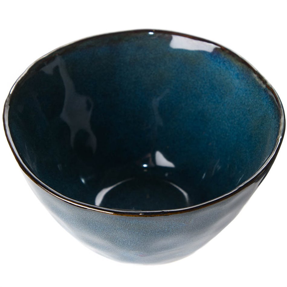 Bowl Du Temps, blue, D14.5x9cm