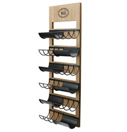 Wine bottle holder x6, H85x28x9cm
