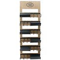 Wine bottle holder x6, H85x28x9cm