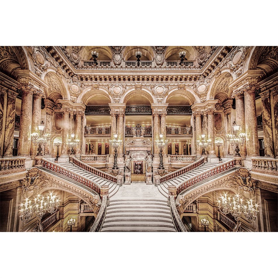 Wall glass art Opera House, 100x150x0.4cm