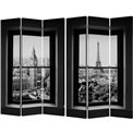 Room divider London/Paris, 180x120x2.5cm