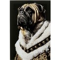 Picture King Pug, 60x40cm