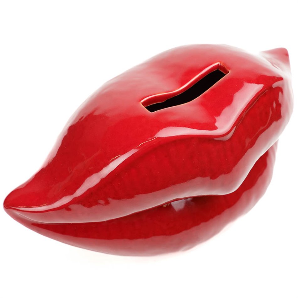 Ceramics money box The Kiss, 11x20xH10cm