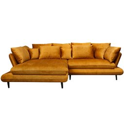 Sofa Wemonte, left corner, sleeping function, H90x283x181cm