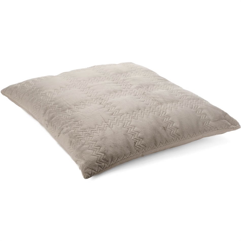 Pillow Juta, taupe, velvet, 50x50cm