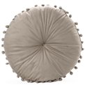 Pillow Juta2 taupe, velvet, D50x50cm