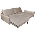 Kampinė sofa Weglossy L, Riviera 16, 226x105-162x88cm