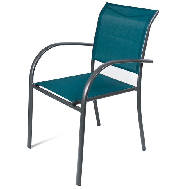 Chair Piazza, peacock, 56x65x88cm