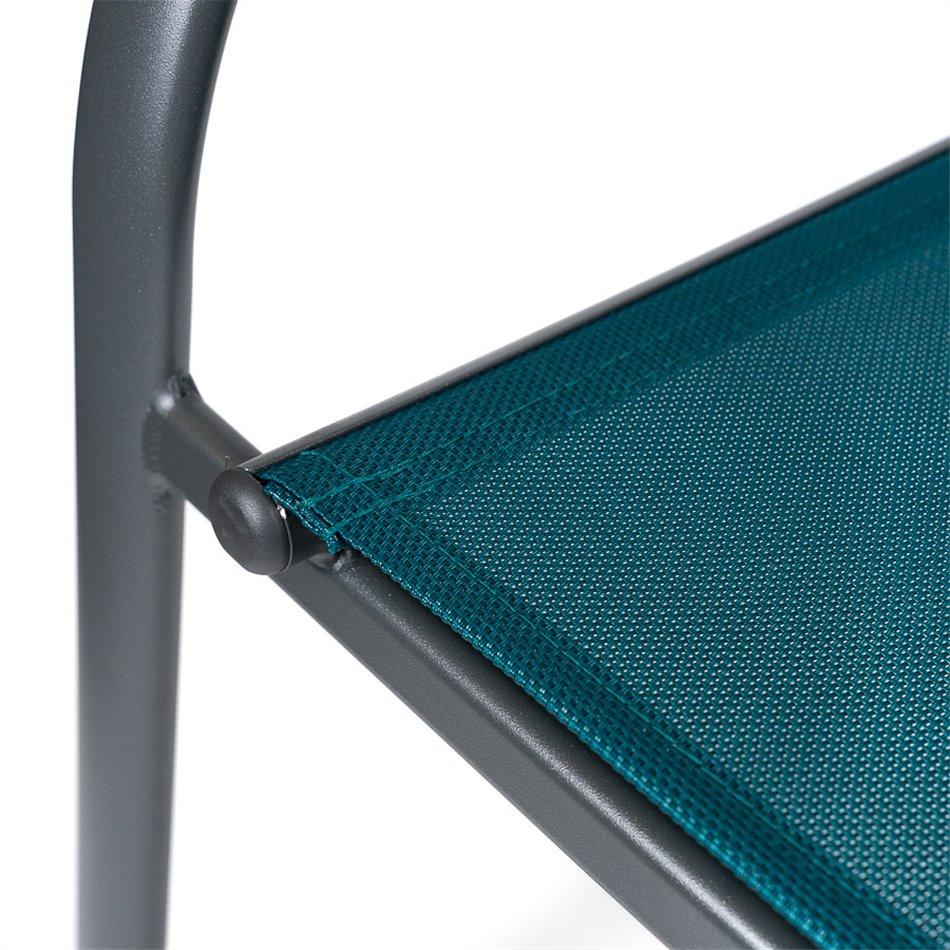 Chair Piazza, peacock, 56x65x88cm