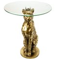 Side table Leopard wild, D40 H52cm