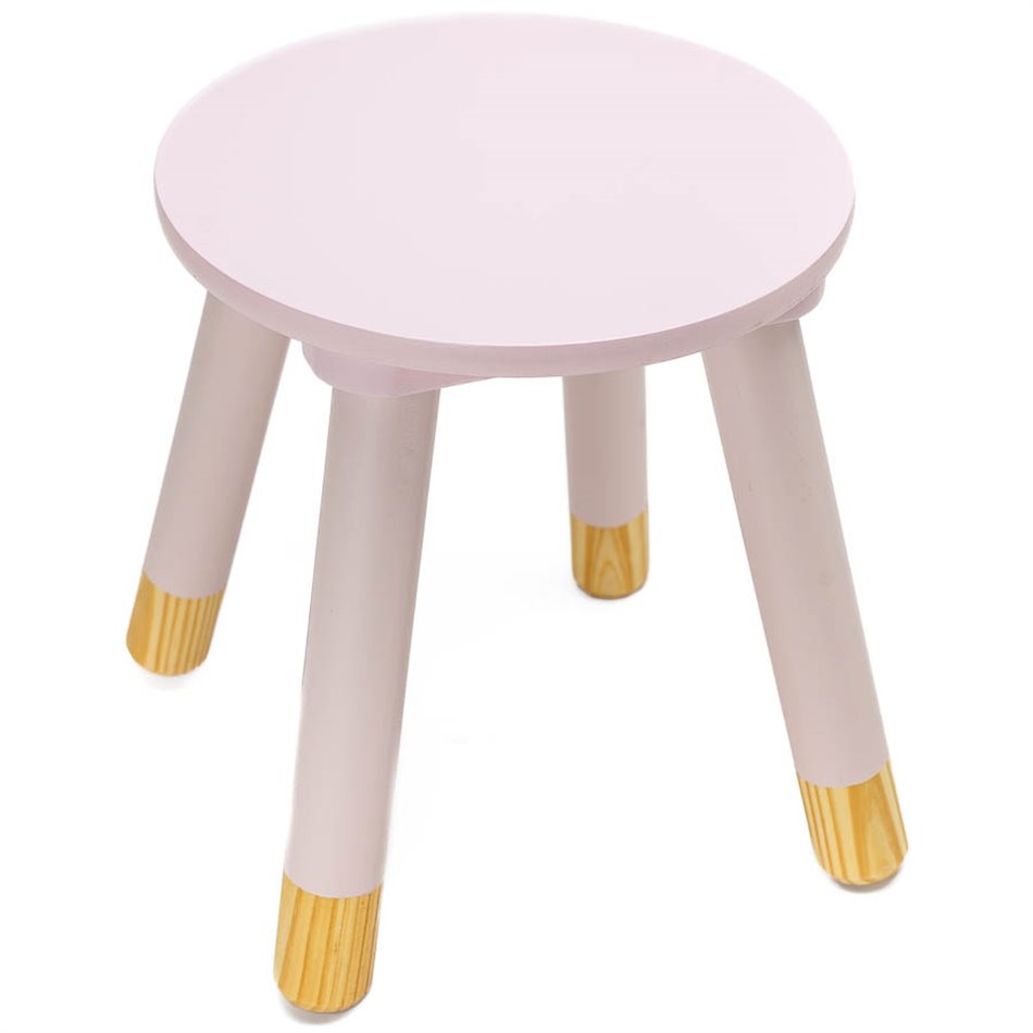 Stool Sweet, pink, H24cm
