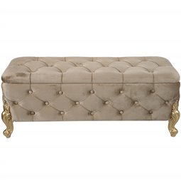 Bench Martimo, taupe, 110x45x43cm