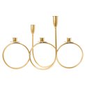 Candleholder Torring, gold, 30x46.5x15cm