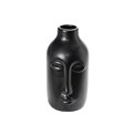 Vase Face I, ceramic, black, 20x11x10cm