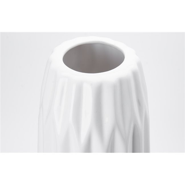 Vase Gabrro, white, 46x13.5cm