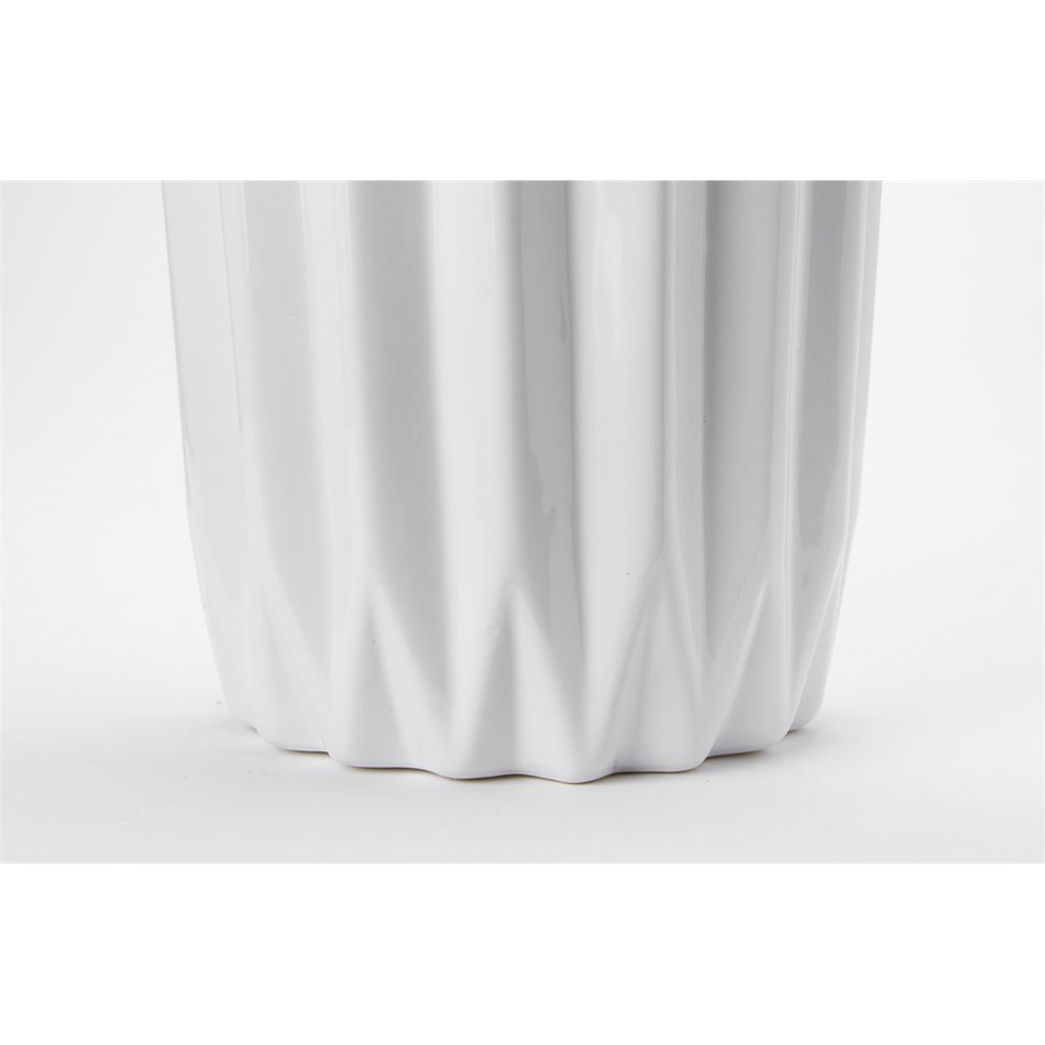 Vase Gabrro, white, 46x13.5cm