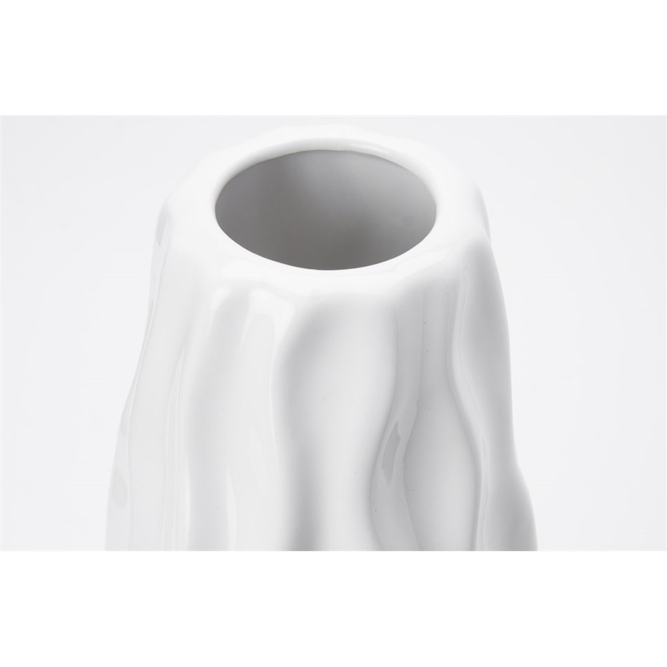Vase Galatro, white, 29x11cm