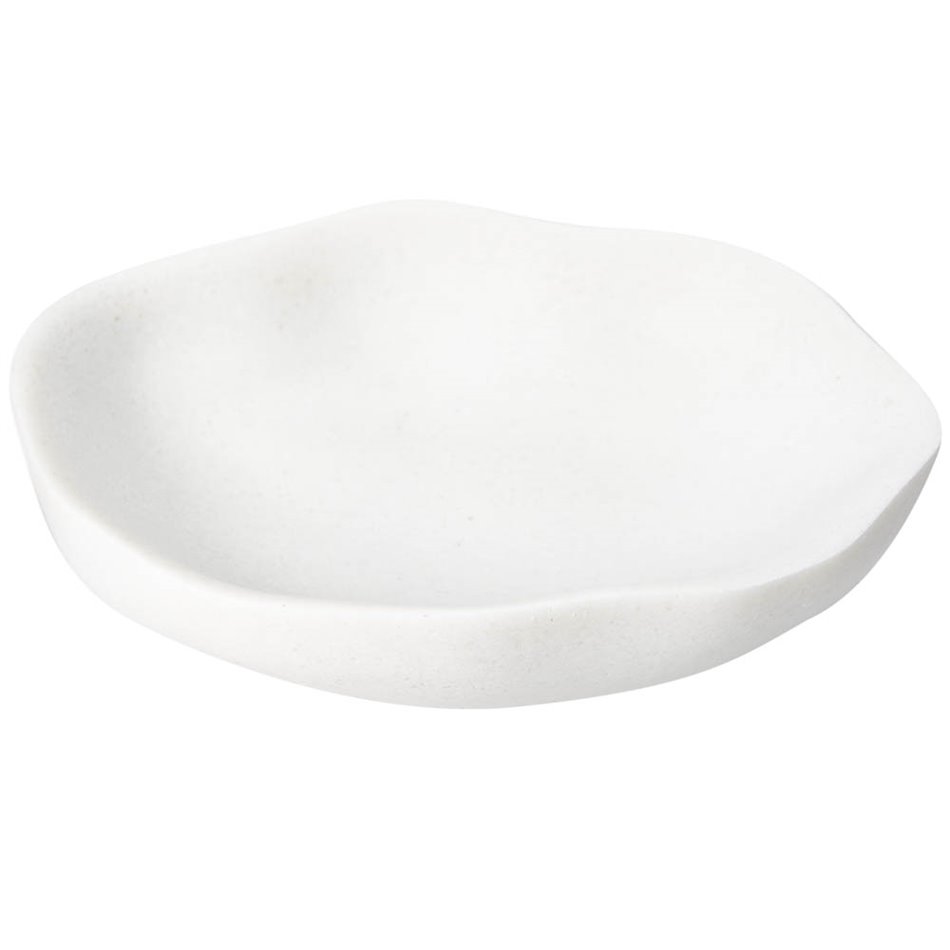 Soap dish Indonesie, white, L14 x l10.5 x H2.5cm