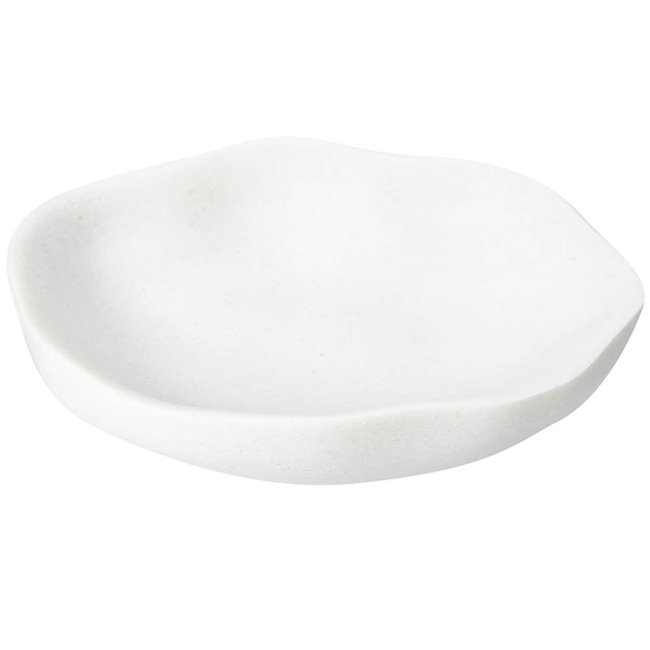 Soap dish Indonesie, white, L14 x l10.5 x H2.5cm