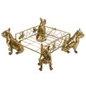 Deco napkin holder French bulldogs,30.0x30.0x12.5cm