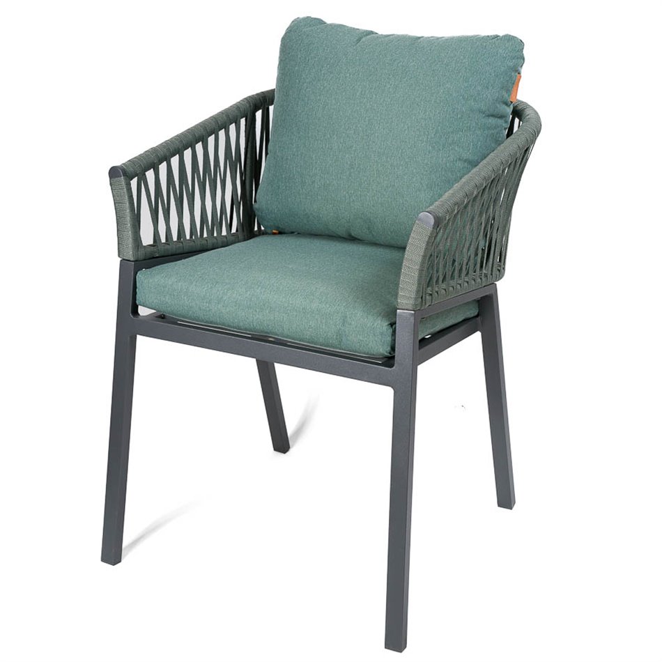 Armchair Oriengo, olive, H75.5x62x56cm