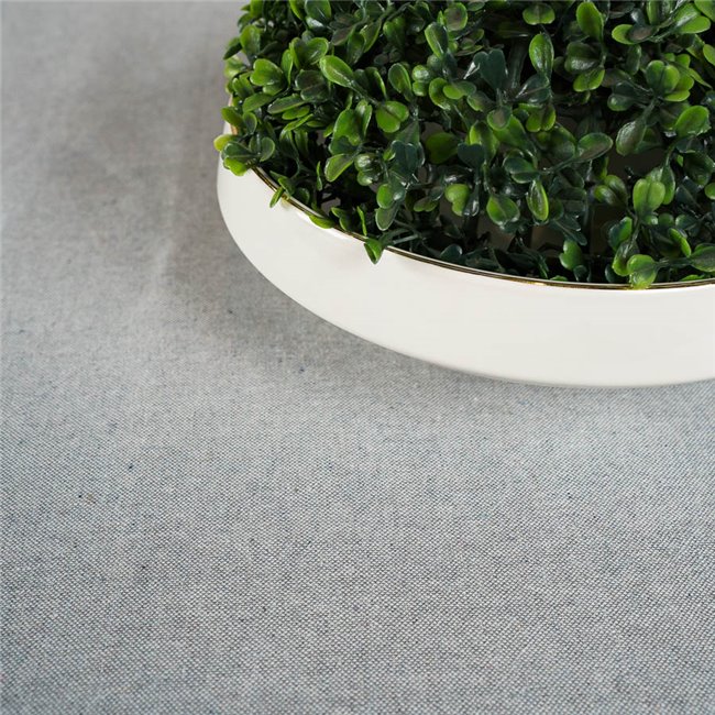 Tablecloth cotton, grey, 250 x140cm