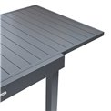 Стол Piazza, графитовый, алюминий, 90x90xH75.5cm