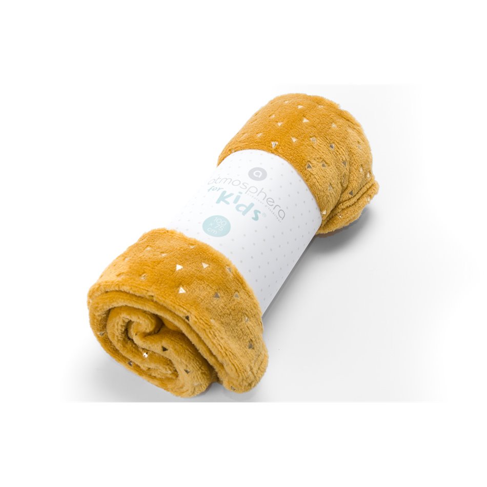 Throw Flan, oker, 75x100cm