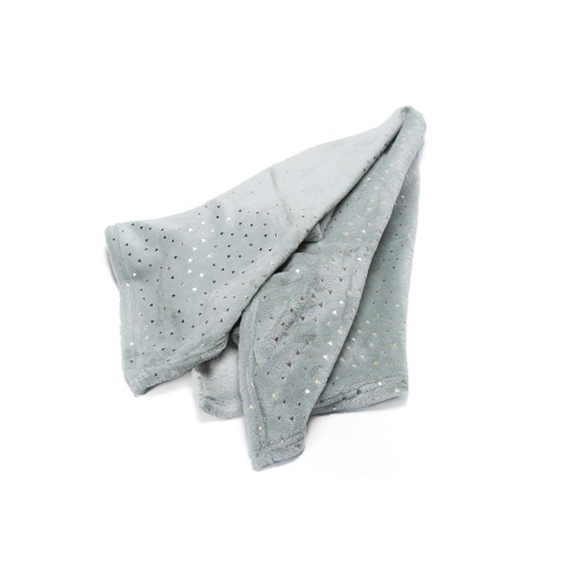 Throw Flan, blue, 75x100cm