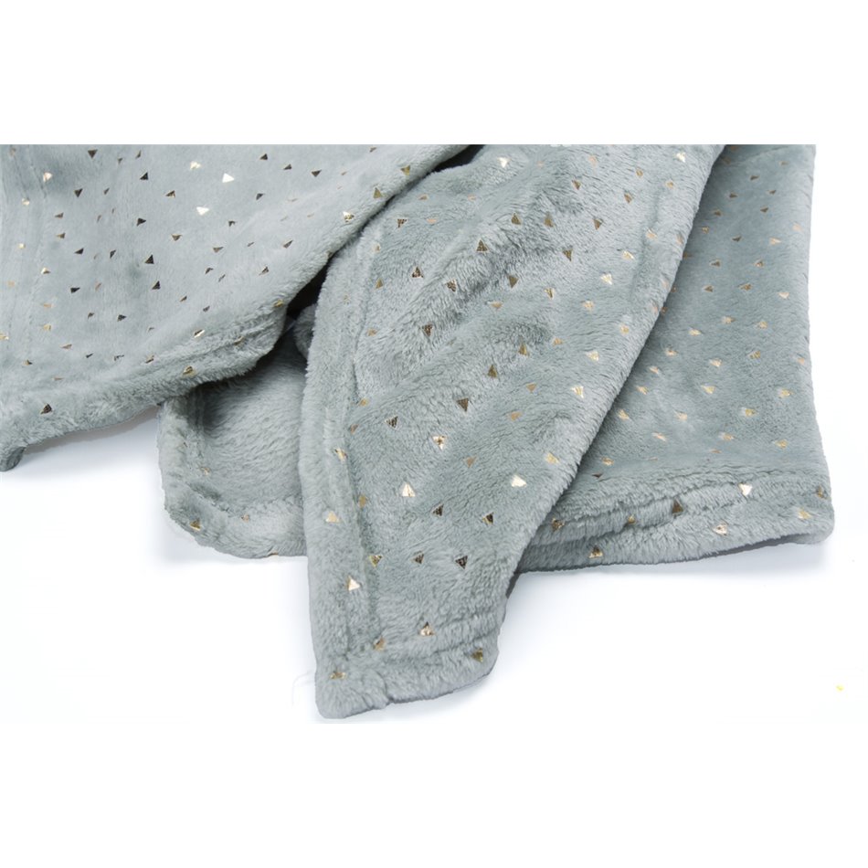 Throw Flan, blue, 75x100cm