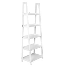 Bookcase Wally II, white, 63x40x180cm