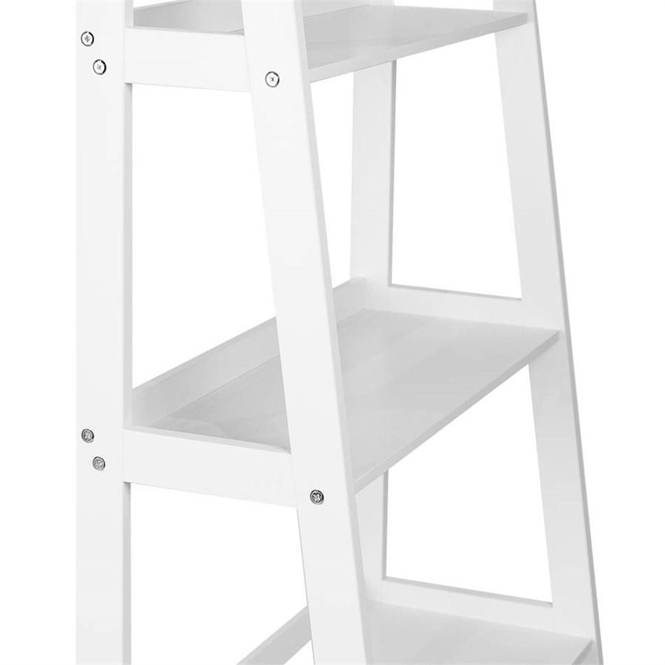 Bookcase Wally II, white, 63x40x180cm