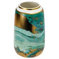 Vase Molly, green/gold/white, 17.6x17.6x30cm
